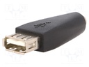 Adapter; USB 2.0; USB A socket,Jack 3.5mm 3pin socket