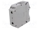 Splice terminal: rail; UKH; 95mm2; ways: 1; terminals: 2; grey; 1kV