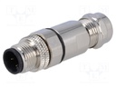 Plug; M12; PIN: 4; male; A code-DeviceNet / CANopen; for cable