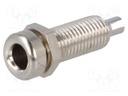 Socket; 4mm banana; 16A; 33VAC; 70VDC; nickel plated; -40÷110°C