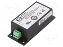 Power supply: switched-mode; 15W; 9VDC; 1.67A; OUT: 1; 110g; 80%