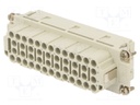 Connector: HDC; contact insert; female; C146,heavy|mate EE; 46+PE