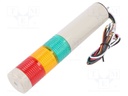 Signaller: signalling column; Colour: red/amber/green; LED; IP54