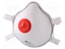 Dust respirator; FFP3 NR D; with valve; 5pcs.