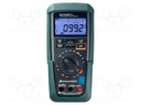 Digital multimeter; IR; LCD 4,75 digit,bargraph; True RMS; IP54