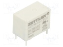 Relay: electromagnetic; SPDT; Ucoil: 12VDC; 3A/250VAC; 3A/30VDC; 5A