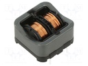 Inductor: wire; THT; 6.4mH; 3A; 80Ω; -25÷120°C; 250VAC