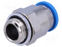 Push-in fitting; straight; Input thread: G 1/4" external; 10mm