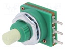 Potentiometer: shaft; 4.7kΩ; ±20%; 0.25W; linear; 6mm; THT; plastic