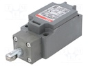Limit switch; metal roller Ø12mm; NO + NC; 10A; max.400VAC; IP65