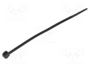 Cable tie; externally serrated; L: 100mm; W: 2.5mm; polyamide; 80N