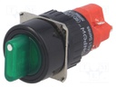 Switch: rotary; Pos: 2; SPST-NO + SPST-NC; 3A/220VAC; 2A/24VDC