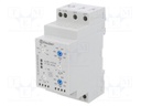 Module: voltage monitoring relay; DIN; DPDT; 250VAC/8A; 0.5÷60s