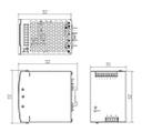 Power supply: switched-mode; for DIN rail; 480W; 48VDC; 10A; 3kV