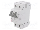 Circuit breaker; 230/400VAC; Inom: 10A; Poles: 1+N; DIN; Charact: C