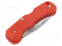 Knife; for electricians; 195mm; Material: stainless steel