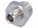 Nipple; reductive; Mat: nickel plated brass; 300°C