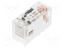 Relay: electromagnetic; SPDT; Ucoil: 230VAC; 16A/250VAC; 16A/24VDC