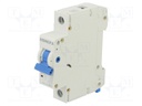 Circuit breaker; 230/400VAC; Inom: 2A; Poles: 1; Charact: B; 6kA