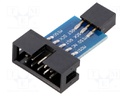 Module: adapter; Application: STK500,USBASP; 10pin,6pin