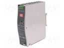 Power supply: DC/DC; 120W; 48VDC; 2.5A; 16.8÷33.6VDC; Mounting: DIN