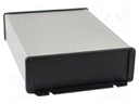 Enclosure: with panel; with fixing lugs; 1457; X: 165mm; Y: 220mm