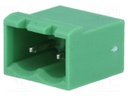 Pluggable terminal block; 5.08mm; ways: 2; straight; socket; male