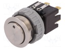 Switch: vandal resistant; Pos: 2; DPST-NO; 12A/250VAC; 0.5A/125VDC