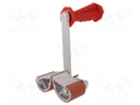 Clamp grip; Grip capac: 0÷80mm; aluminium; Load: max.100kg