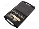 Kit: screwdriver bits; Pcs: 47; ESD