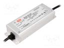 Power supply: switched-mode; LED; 75.6W; 42VDC; 1.8A; 180÷295VAC