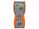 Meter: short circuit loop impedance; LCD; VAC: 0÷500V