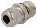 Cable gland; with long thread; NPT3/8"; IP68; Mat: brass