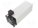 Heater; 750W; 230V; IP20; DIN rail; 35m3/h; 232x80x110mm