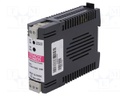 Converter: DC/DC; 24W; Uin: 18÷75V; 12VDC; Iout: 2A; 27x100x75mm