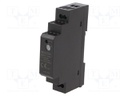 Power supply: switched-mode; 15W; 85÷264VAC; 12÷13.8VDC; 85%; DIN