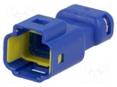 Connector: wire-wire; 565,E-Seal; plug; male; IP67; Locking: latch