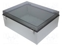 Enclosure: wall mounting; X: 400mm; Y: 500mm; Z: 200mm; CAB; grey