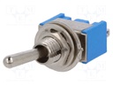 Switch: toggle; Pos: 3; SP3T; ON-OFF-ON; 3A/250VAC; -25÷85°C; 20mΩ