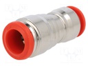 Push-in fitting; straight,inline splice,reductive; -0.99÷20bar