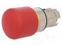 Switch: emergency stop; Stabl.pos: 2; 22mm; red; IP67; Pos: 2