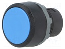 Switch: push-button; Stabl.pos: 1; 22mm; blue; Illumin: none; IP66