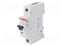 Circuit breaker; 230VAC; Inom: 63A; Poles: 1; DIN; Charact: C; 6kA