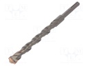 Drill bit; for concrete; Ø: 16mm; L: 210mm; metal; cemented carbide