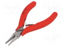 Pliers; precision,half-rounded nose; 115mm