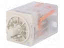 Relay: electromagnetic; DPDT; Ucoil: 110VAC; 10A; max.250VDC; 83g