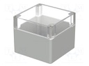 Enclosure: multipurpose; X: 120mm; Y: 122mm; Z: 105mm; EUROMAS