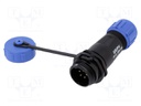 Plug; male; SP13; PIN: 5; with protective cap; IP68; 4÷6.5mm; 5A