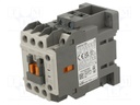 Contactor: 3-pole; NO x3; Auxiliary contacts: NO + NC; 24VAC; 9A