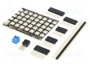 Module: LED; Colour: RGB; 5VDC; No.of diodes: 40; 69x53mm; 2.2A